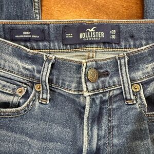 Hollister Women's Blue Skinny Jeans